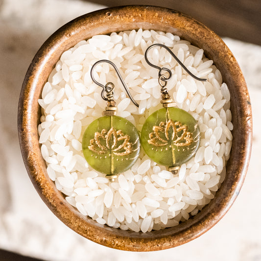 Lotus Earrings