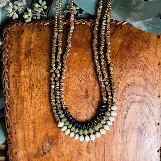 Raw Jade Necklace