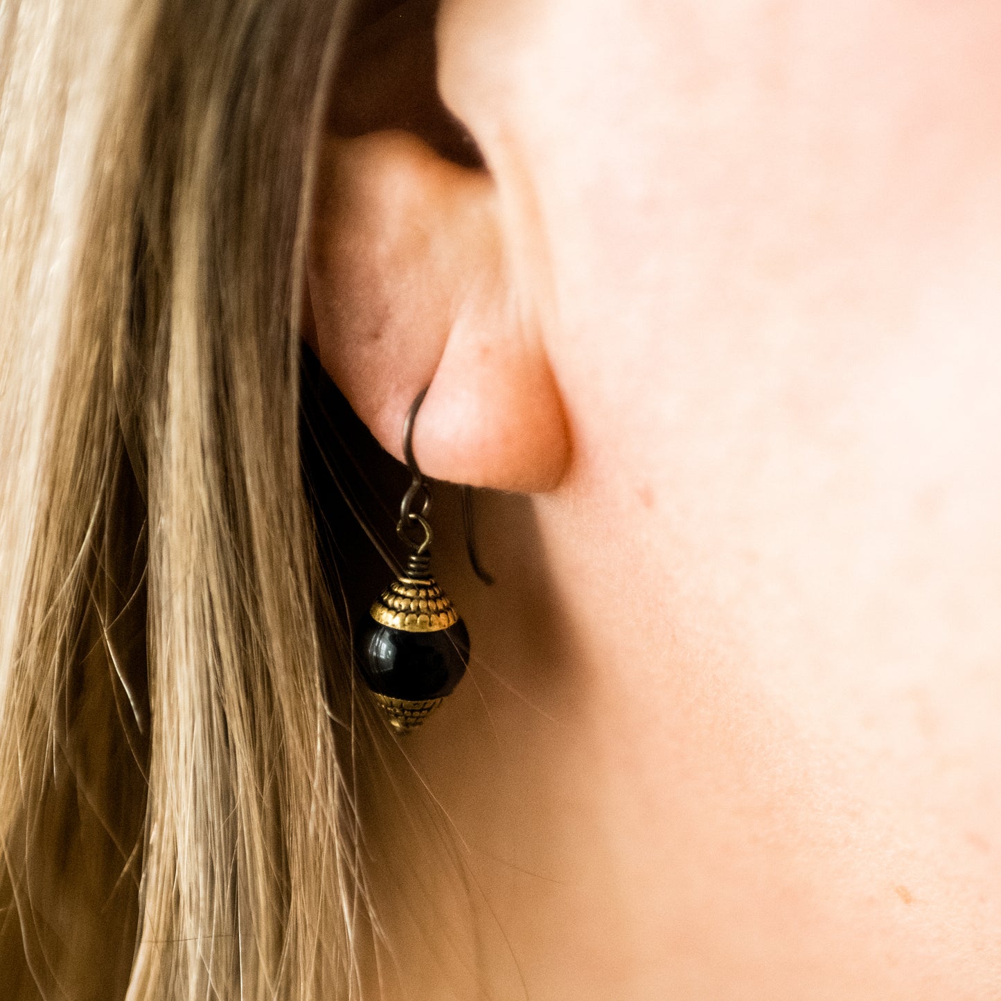 Nepalese Stone Earrings