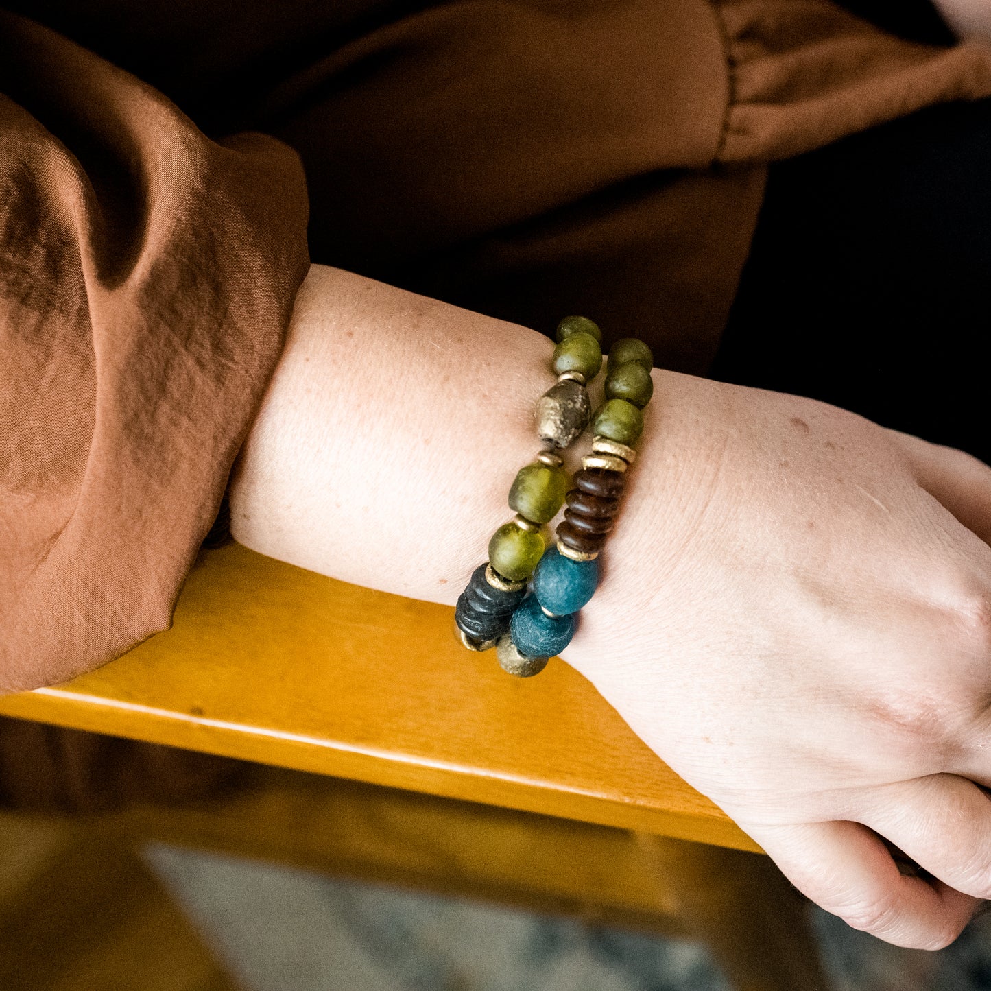 Recycled Glass Bracelet